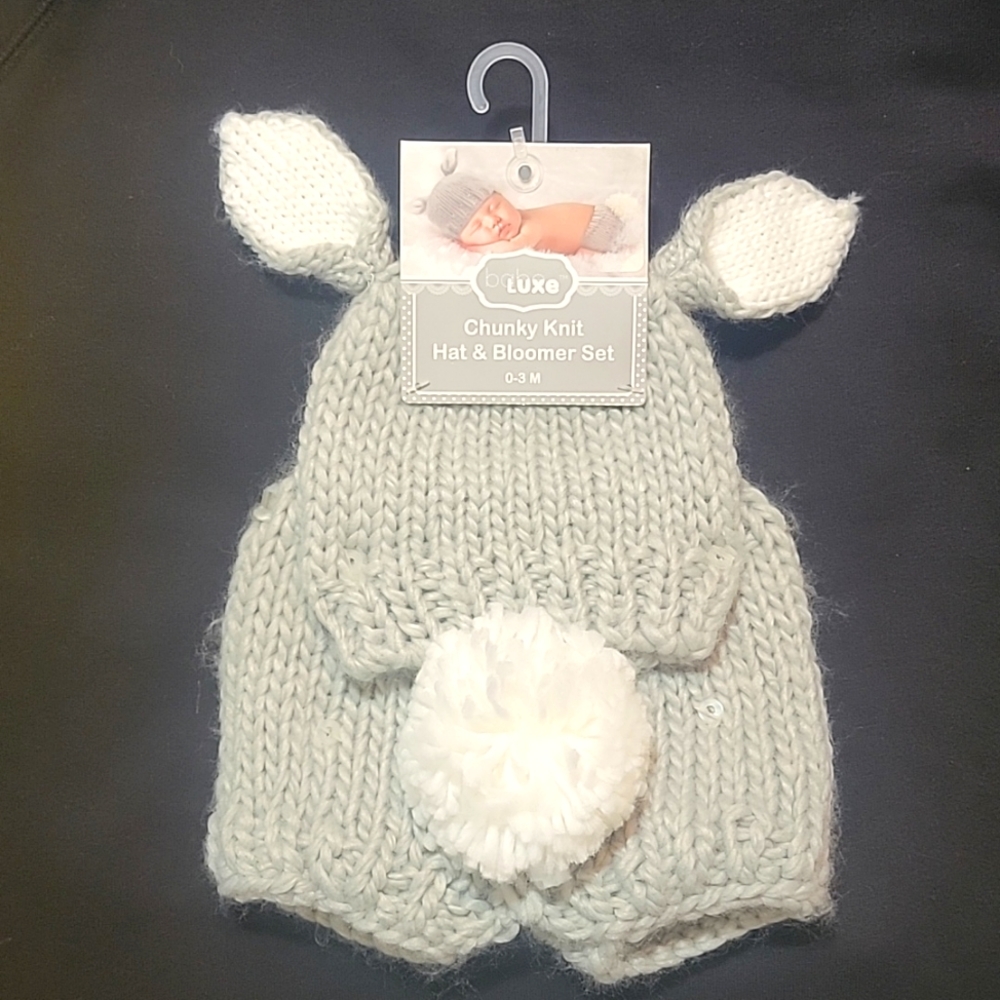 Newborn Crocheted Bunny Costume